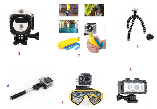 Boîtiers et accessoires pour GoPro - SF-SHOP