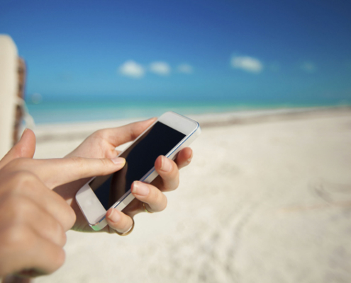 smartphone-plage