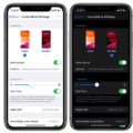 mode sombre ios 13