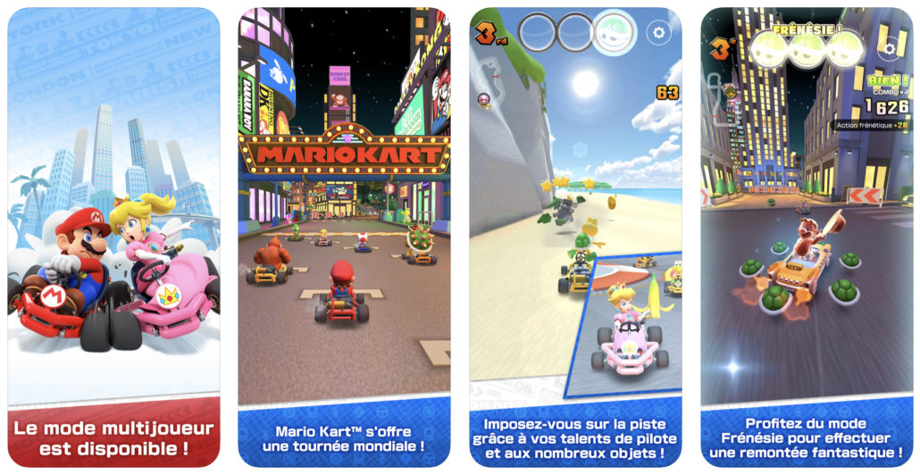 image application Mario Kart Tour