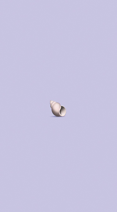 Fond d'écran emoji coquillage