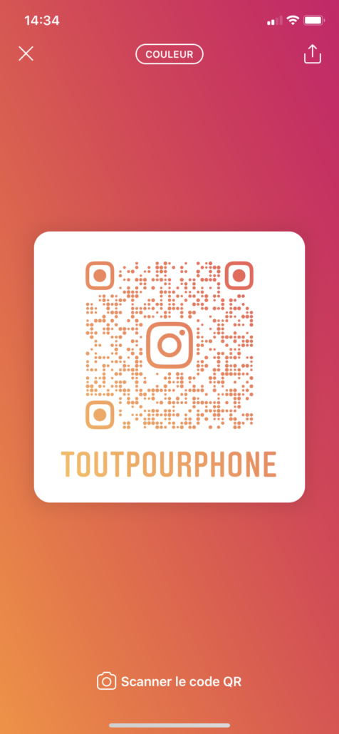 QR code instagram