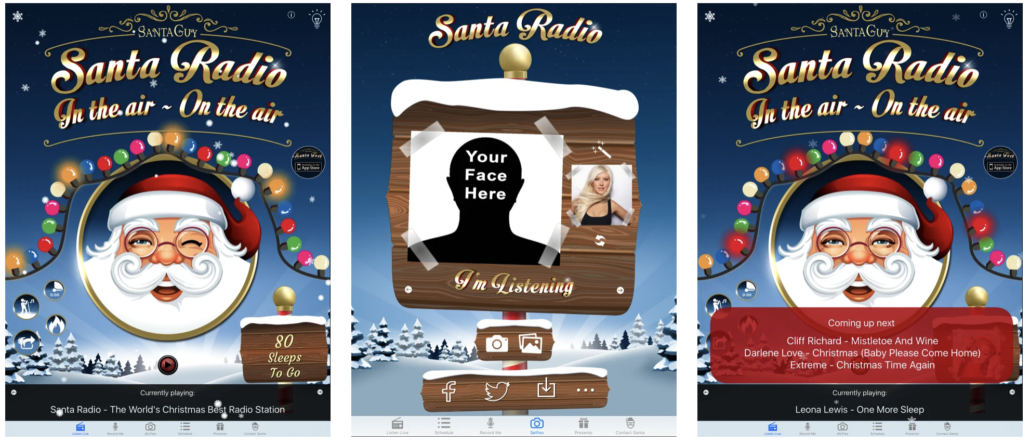 Santa Radio Application